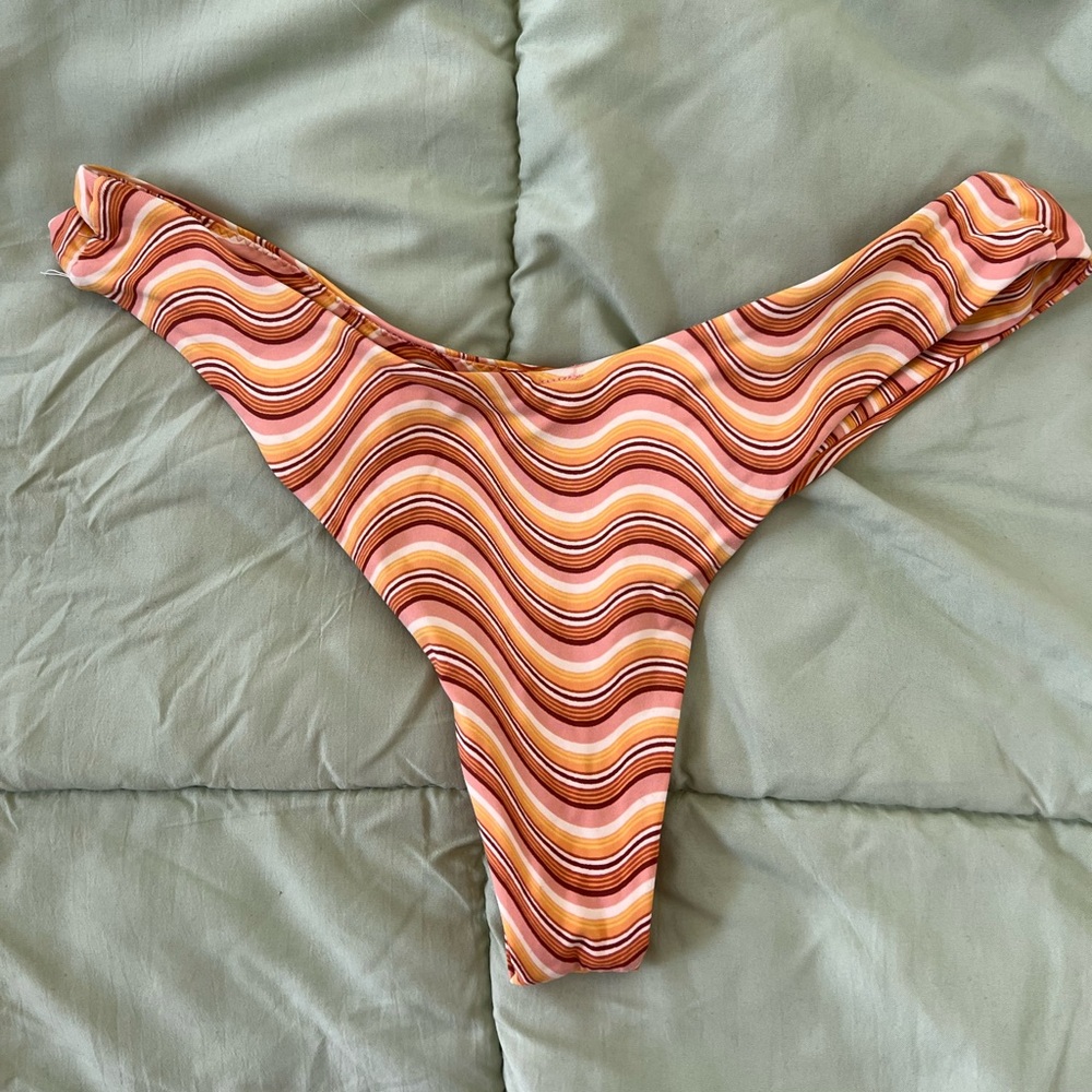 Out From Under Printed V-Front Bikini Bottom - image 2